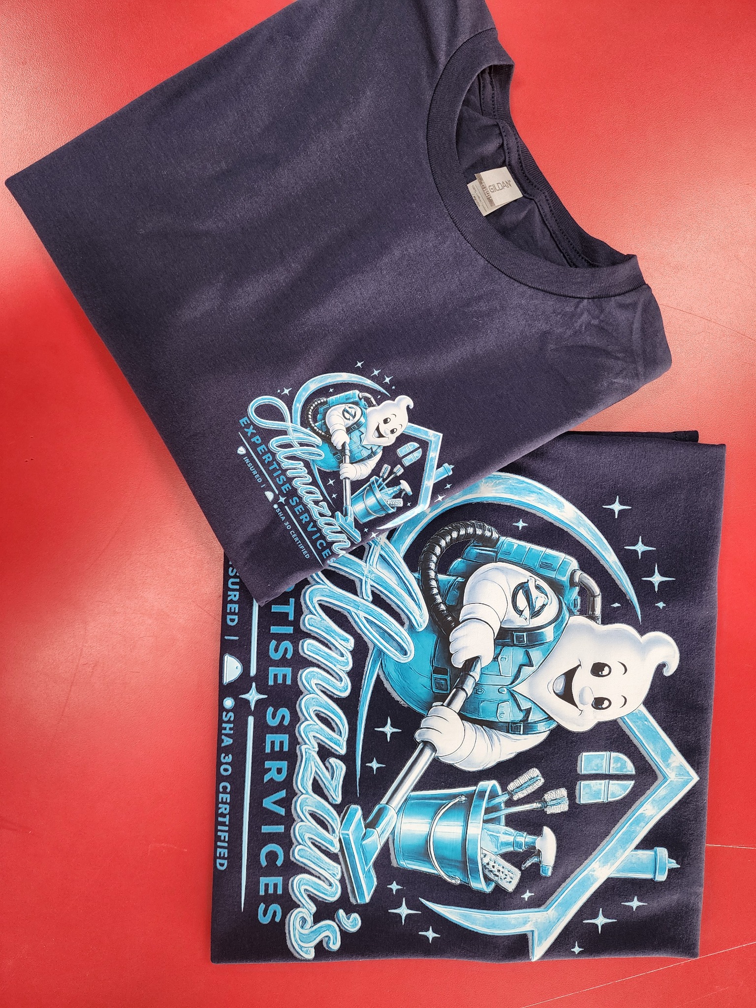 Colorful custom graphic shirt